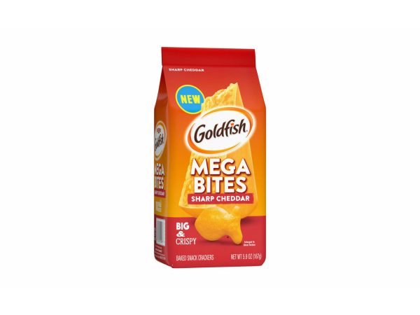 Goldfish Mega Bites Sharp Cheddar Supply