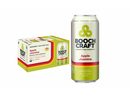 Booch Craft Apple Jasmine Hard Kombucha (6pk) Supply