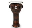 Toca Freestyle II 12  Mechanically Tuned Djembe in Spun Copper Online Sale