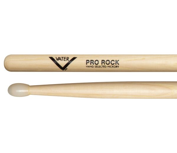 Vater Pro Rock Nylon Tip American Hickory Drumsticks Supply