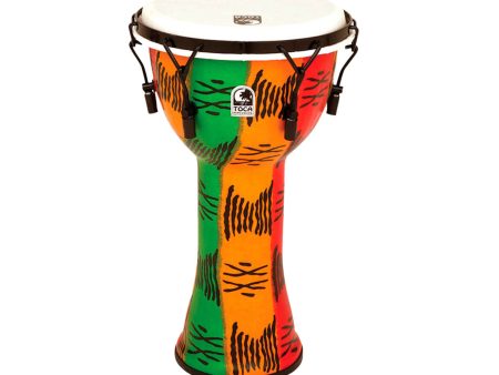 Toca Freestyle II 10  Mechanically Tuned Djembe in Spirit Online Hot Sale