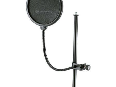 K&M Popkiller (Popshield) with gooseneck and clamp (mic stand not included} Discount