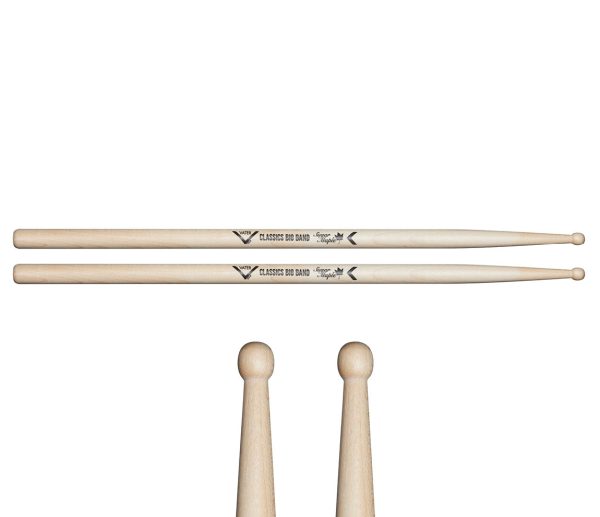 Vater Sugar Maple Classics Big Band Wood Tip Drumsticks Online