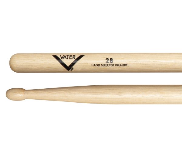 Vater 2B Wood Tip American Hickory Drumsticks Fashion