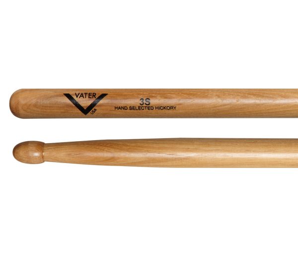 Vater 3S Wood Tip American Hickory Drumsticks Online