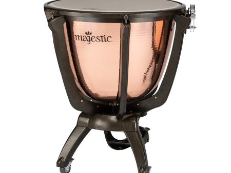 Majestic Prophonic 26  Hammered Copper Deep Cambered Timpani For Sale