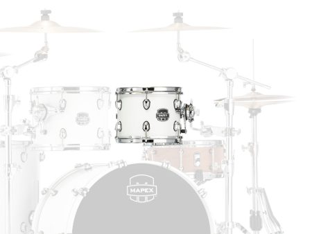 Mapex Saturn Classic 8  x 7  Tom In Satin White Fashion