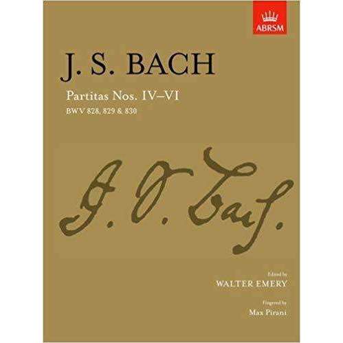 ABRSM - J.S. Bach - Partitas Nos. IV - VI For Cheap