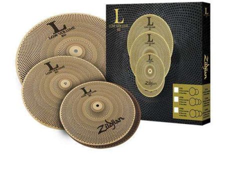 Zildjian Low Volume Cymbal Set (13  Hi-Hats, 14  Crash & 18  Crash Ride) Online now