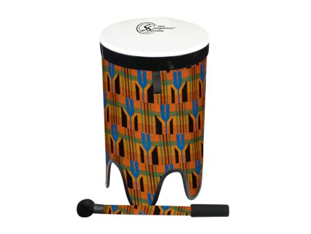 Toca Freestyle II 12  Nesting Tom Tom Drum in Kente Cloth Online Hot Sale