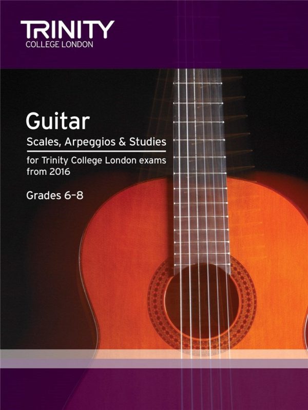 Trinity College London Guitar Scales, Arpeggios & Studies from 2016 Online now