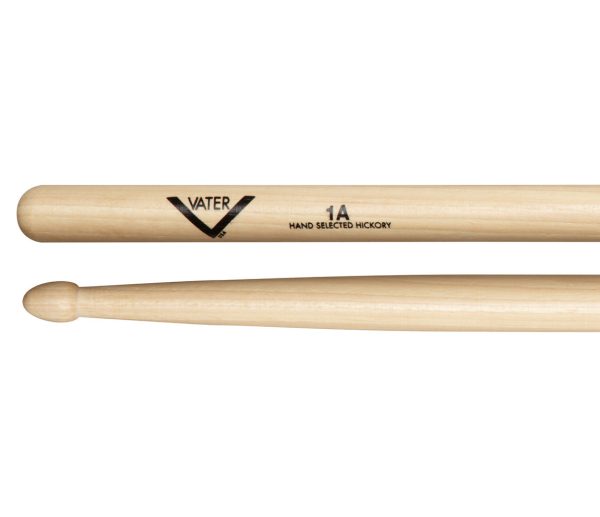 Vater 1A Wood Tip American Hickory Drumsticks Discount