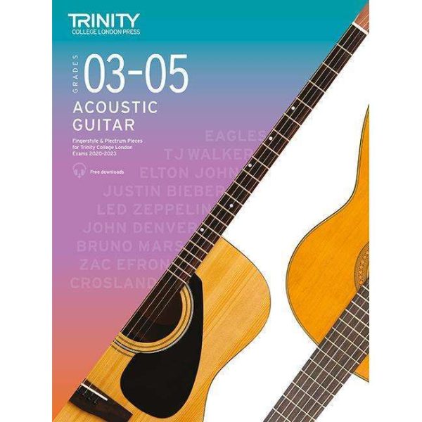 Trinity Graded Acoustic Guitar Books (2020 - 2023) Discount