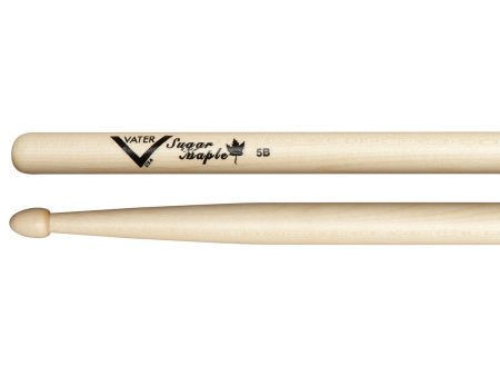 Vater Sugar Maple 5B Wood Tip Drumsticks Hot on Sale