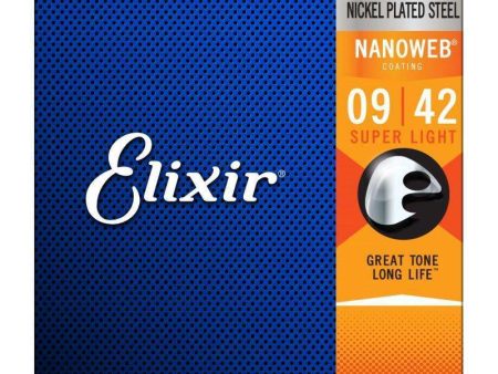 Elixir Nano Web Nickel Electric Guitar Strings Supply