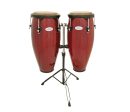 Toca Synergy Conga Set with Double Stand in Rio Red For Sale