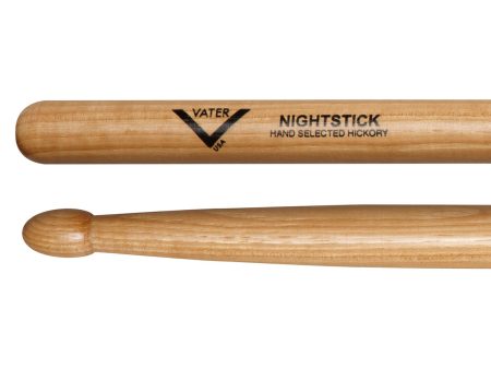 Vater Nightstick 2S Wood Tip American Hickory Drumsticks Online