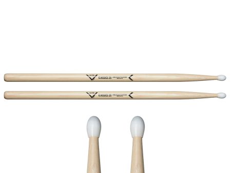 Vater Classics 2B Nylon Tip Drumsticks Supply