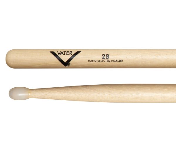 Vater 2B Nylon Tip American Hickory Drumsticks Sale