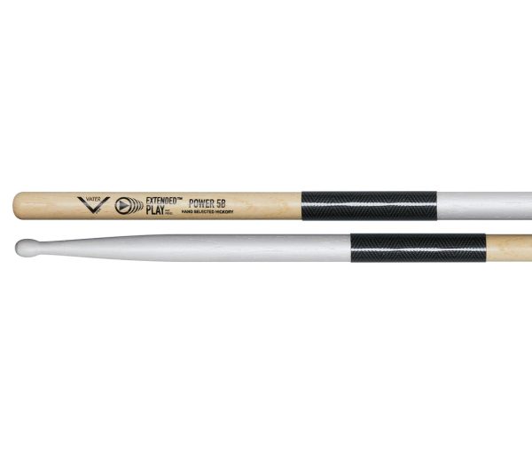 Vater Extended Play Power 5B Wood Tip Drumsticks For Discount