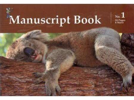 Koala Music Manuscript Book Fashion