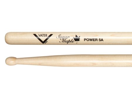 Vater Sugar Maple Power 5A Wood Tip Drumsticks Online