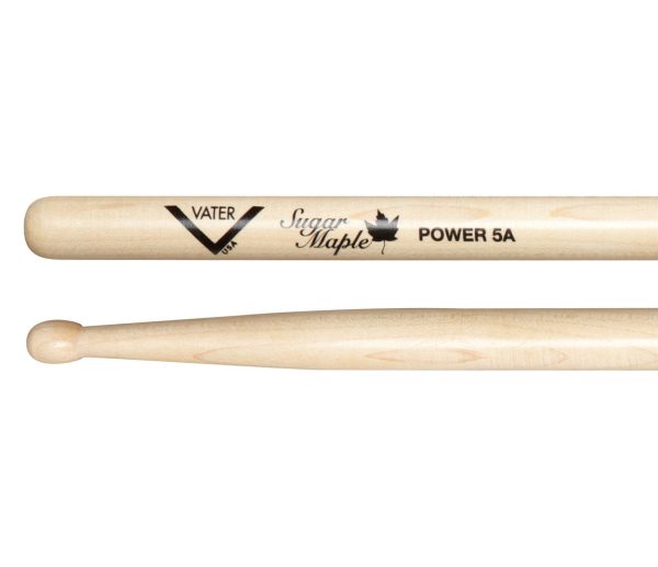 Vater Sugar Maple Power 5A Wood Tip Drumsticks Online