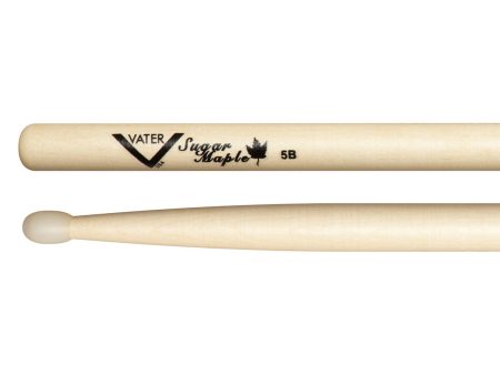 Vater Sugar Maple 5B Nylon Tip Drumsticks Cheap