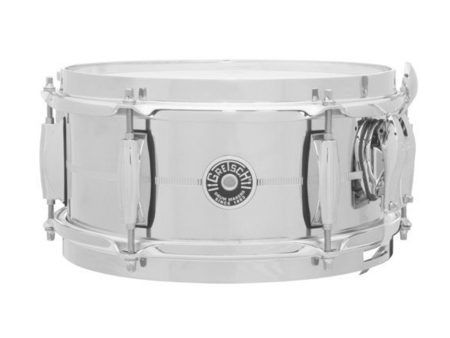 Gretsch USA Brooklyn 13  x 7  Chrome Over Steel Snare Drum For Sale