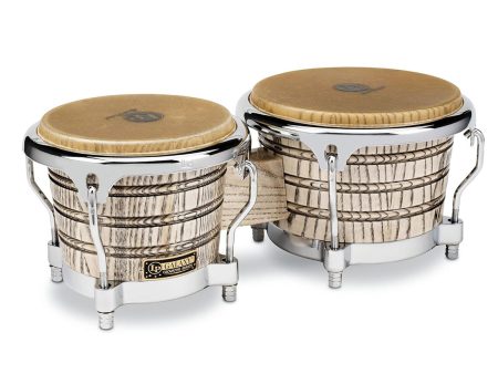 LP Giovanni Galaxy Wood Bongos Chrome Hardware Supply