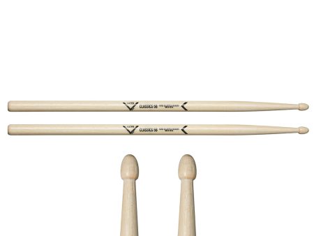 Vater Classics 5B Wood Tip Drumsticks Online Sale