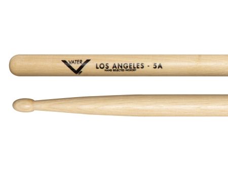 Vater LA 5A Wood Tip American Hickory Drumsticks Online