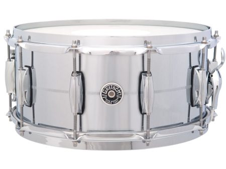 Gretsch Brooklyn 14  x 6.5  Chrome Over Brass Snare Drum Fashion