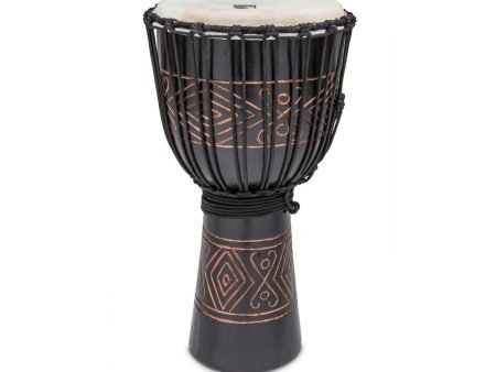 Toca Street 12  Djembe in Black Onyx Online Hot Sale