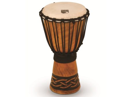 Toca Origins 8  Roped Tuned Djembe in Celtic Knot Supply