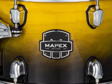 Mapex Saturn Classic 14  x 6.5  Snare Drum In Sulphur Fade For Sale