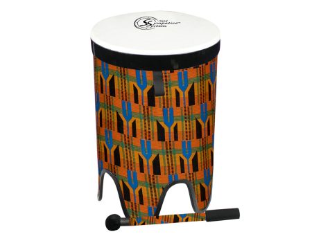 Toca Freestyle II 16  Nesting Tom Tom Drum in Kente Cloth Online now