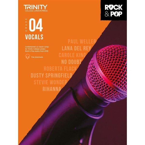 Trinity Rock & Pop 2018 Exam Book (for Vocals) Fashion