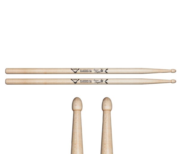 Vater Sugar Maple Classics 5A Wood Tip Drumsticks on Sale