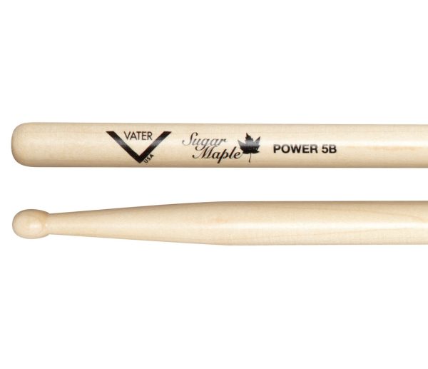 Vater Sugar Maple Power 5B Wood Tip Drumsticks Online