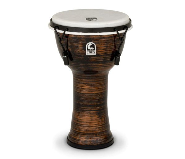 Toca Freestyle II 9  Mechanically Tuned Djembe in Spun Copper Online