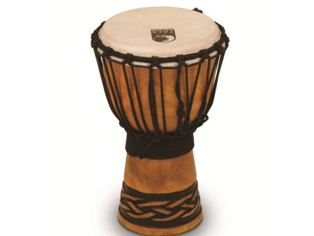 Toca Origins 7  Roped Tuned Djembe in Celtic Knot on Sale