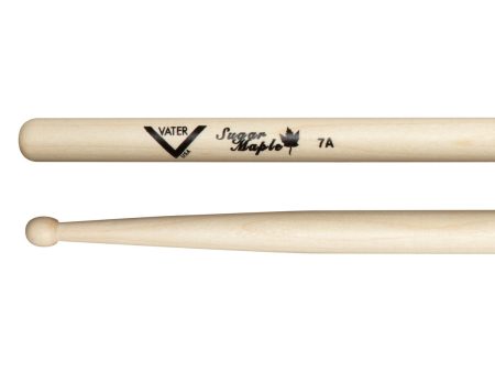 Vater Sugar Maple 7A Wood Tip Drumsticks on Sale