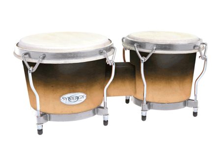 Toca Synergy Deluxe Bongos in Coffee Fade Online Hot Sale