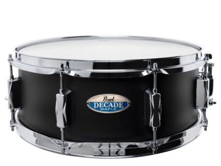 Pearl Decade Maple Snare (Black Satin) Hot on Sale