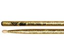 Vater Color Wrap 5A Gold Sparkle Wood Tip Drumsticks Discount