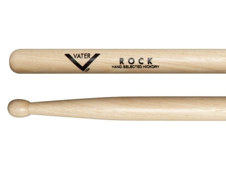 Vater Rock Wood Tip American Hickory Drumsticks Cheap