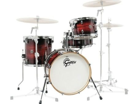 Gretsch Catalina Club Rock 24  x 14  Bass Drum in Gloss Antique Burst Online Sale