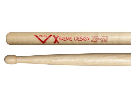 Vater Xtreme Design 5B Wood Tip Drumsticks on Sale