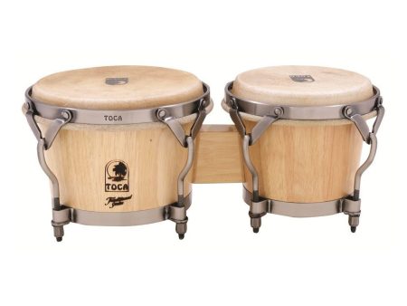 Toca Traditional Bongos in Natural Nickel For Discount